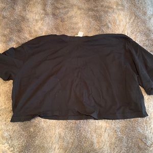 Black Crop top